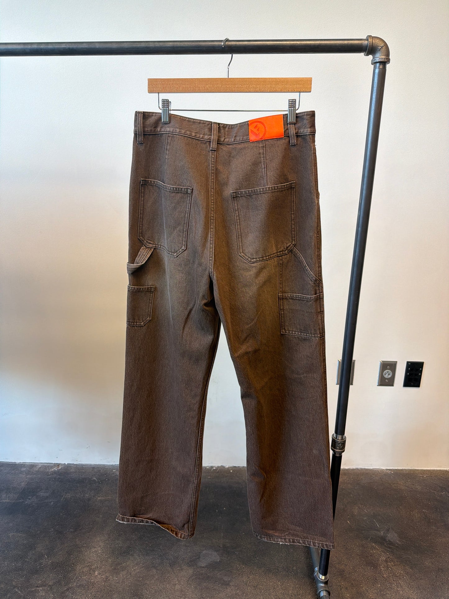 BROWN BAGGY CARPENTER DENIM 32x32