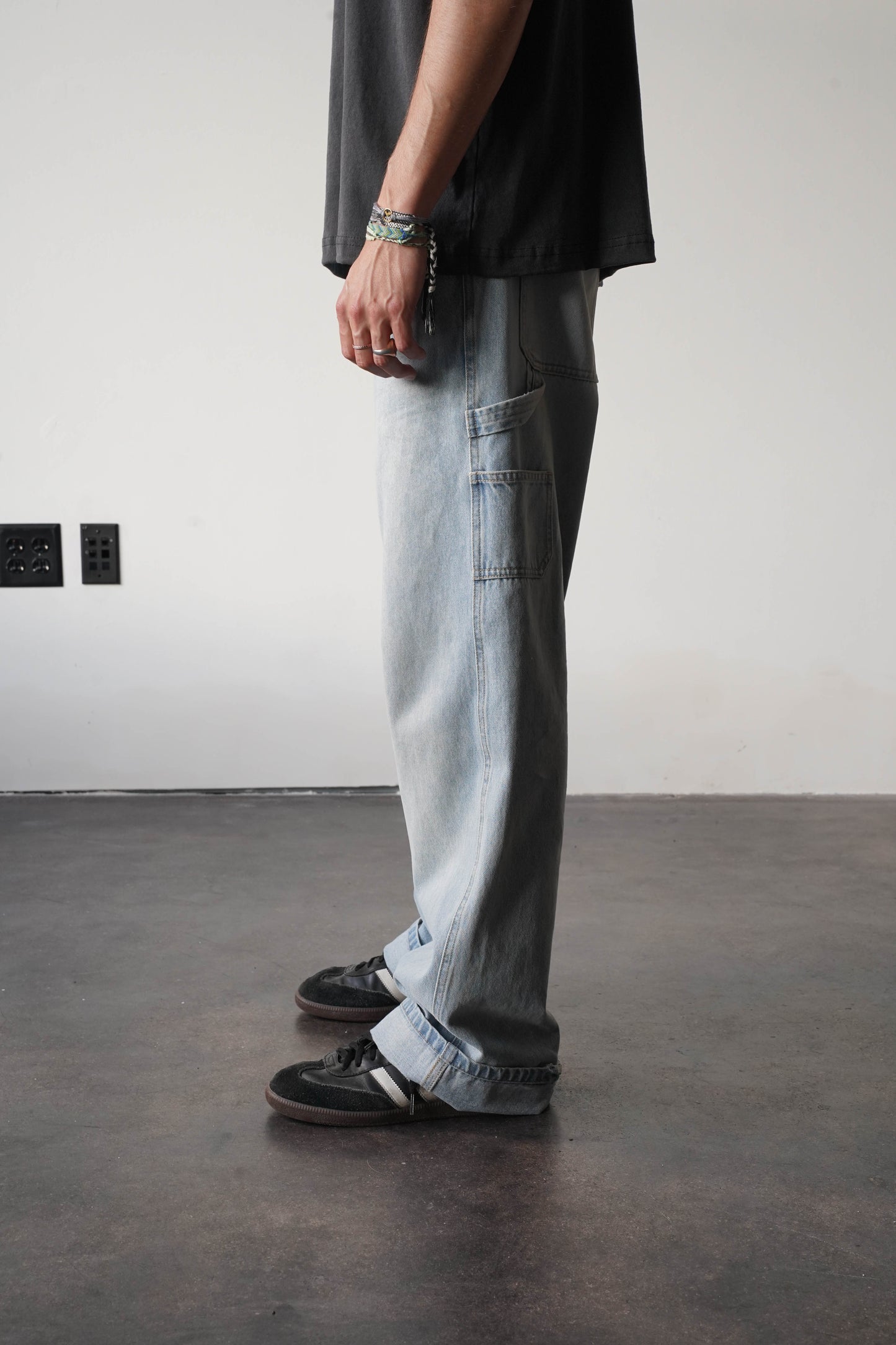 BAGGY CARPENTER DENIM (LIGHT WASH)