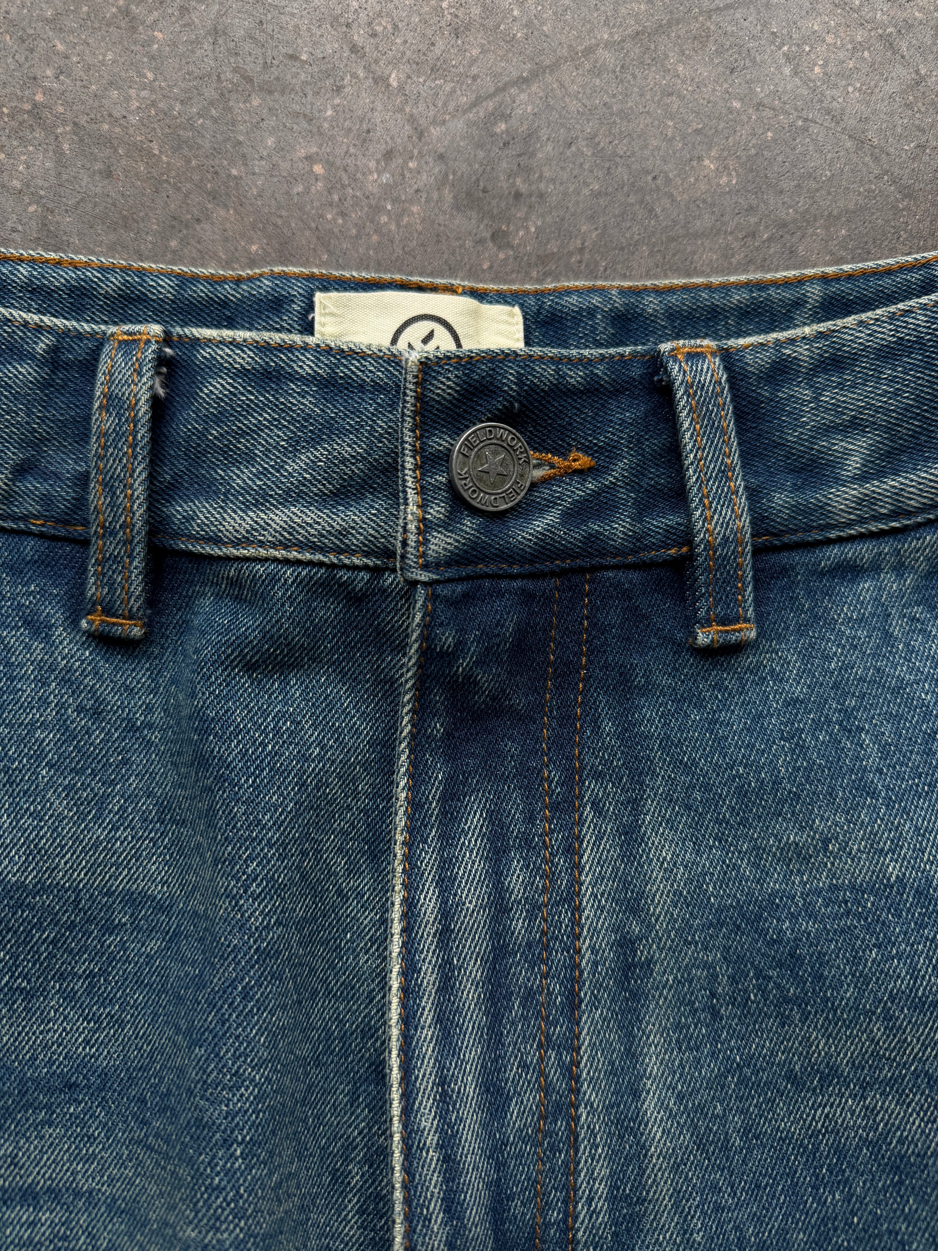 PAINT SPLATTER DOUBLE KNEE DENIM