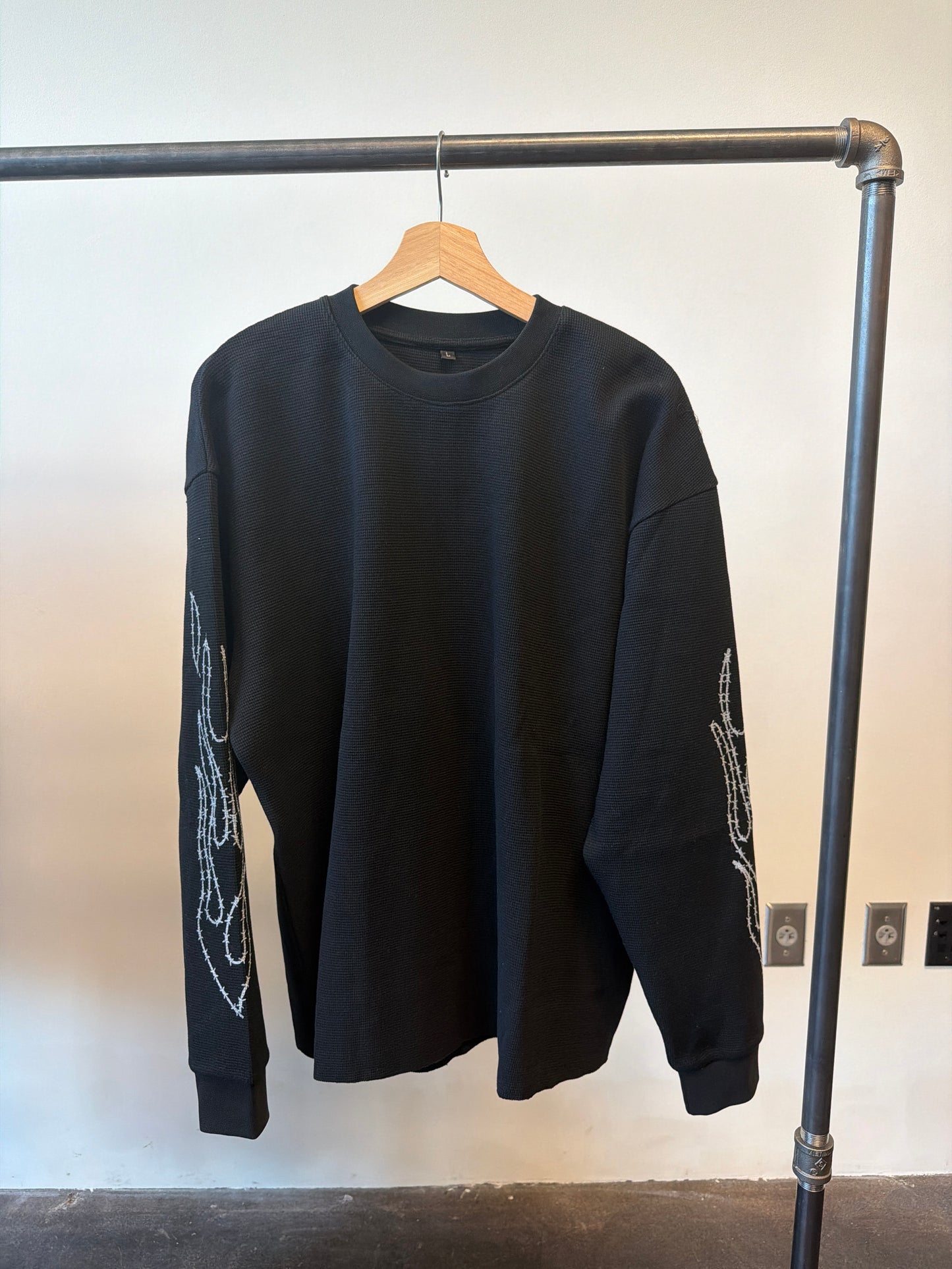 TRESPASSER THERMAL (COAL) - RAW HEM SAMPLE (LARGE)