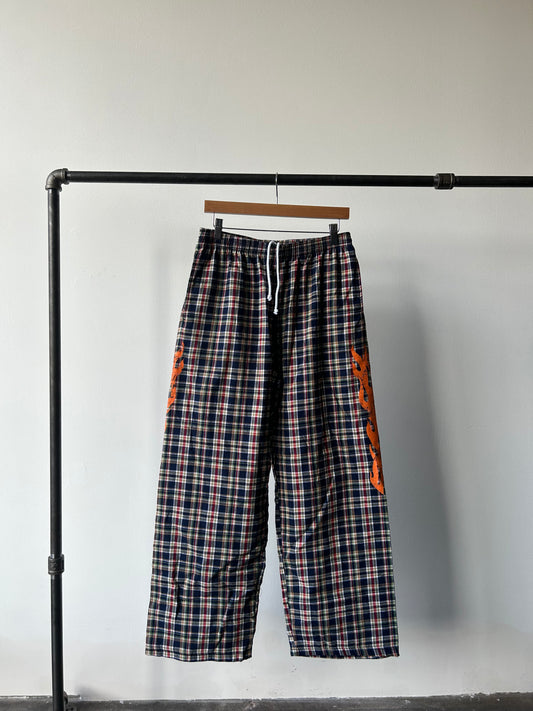 SAMPLE BLUSHWOOD PAJAMA PANTS (PLAID) (LARGE) [FLEA MARKET]