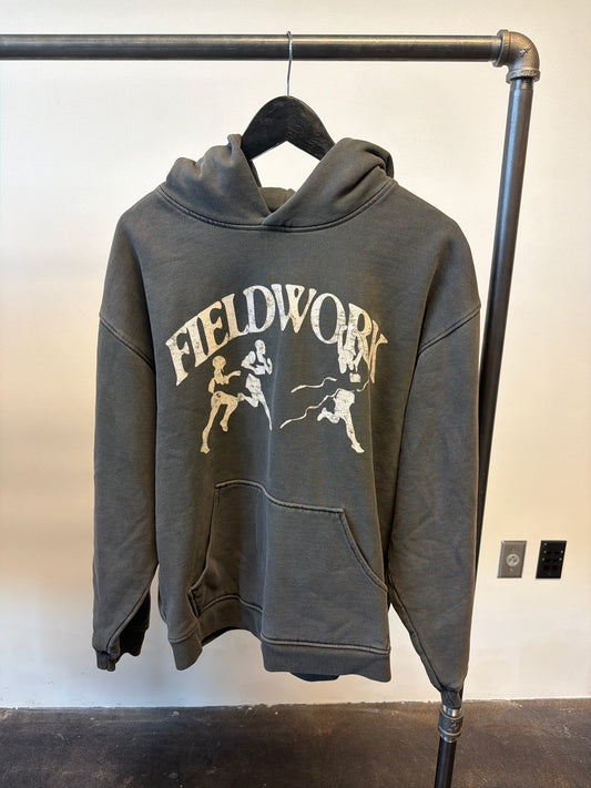 WORK TOGETHER HOODIE - VINTAGE WASH (LARGE)