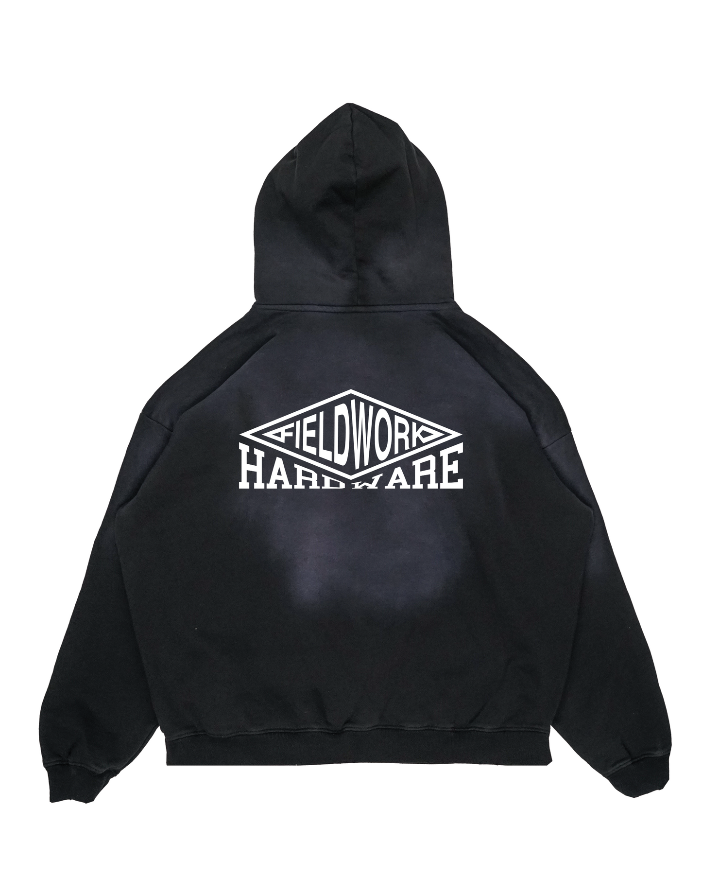 HARDWARE HOODIE (SUN-DYED BLACK)