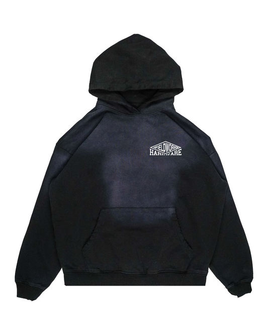 HARDWARE HOODIE (SUN-DYED BLACK)