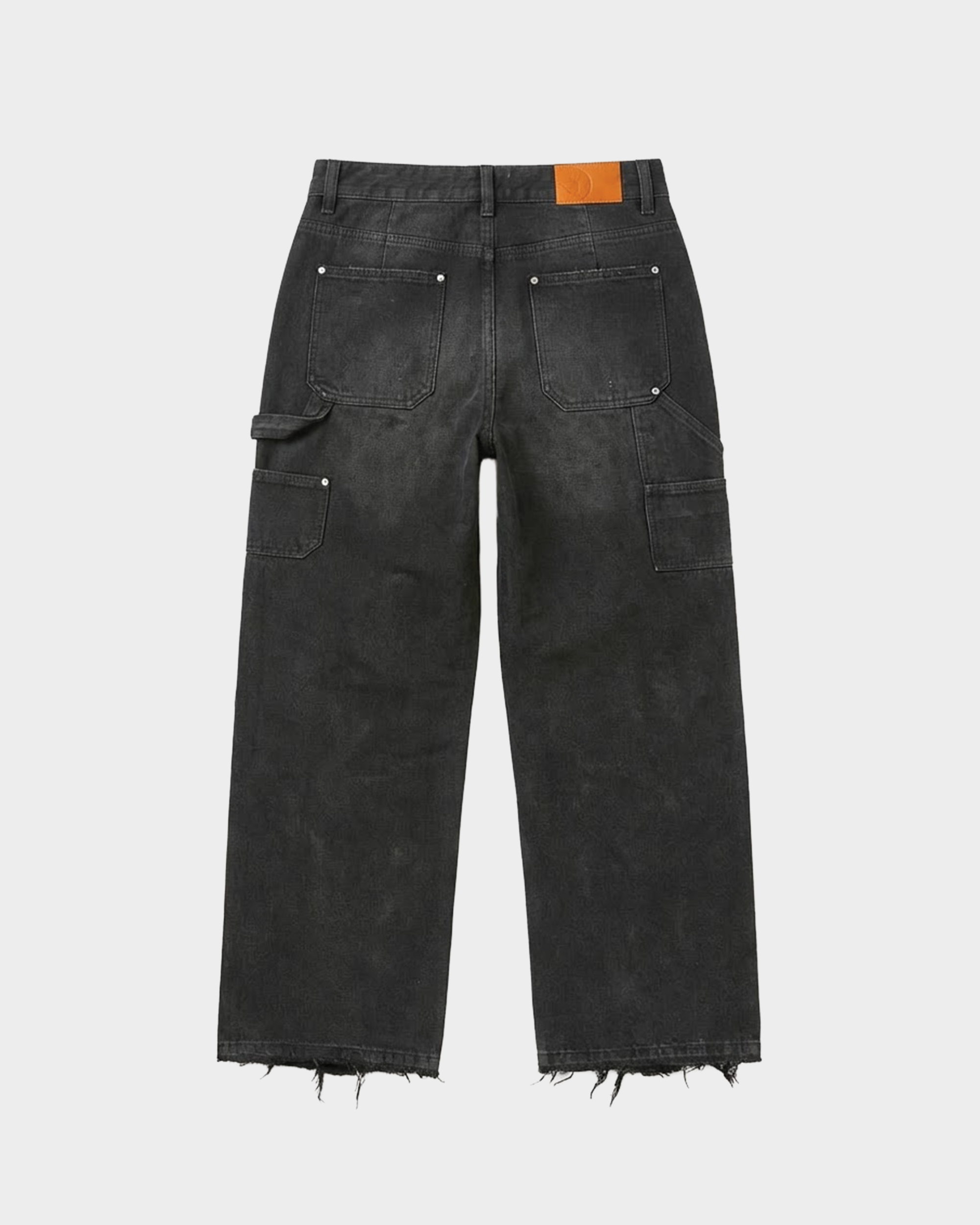 THRASHED DOUBLE KNEE DENIM