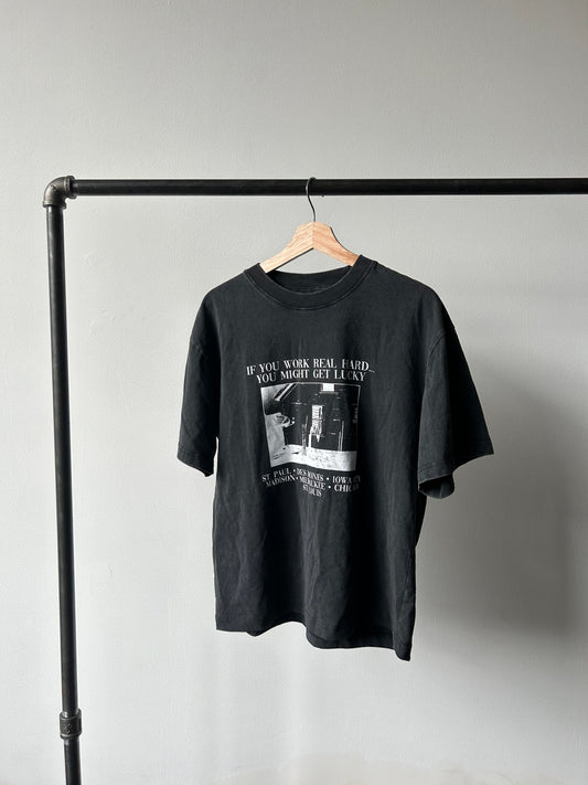 SAMPLE WORK REAL HARD TEE (LARGE) [FLEA MARKET]