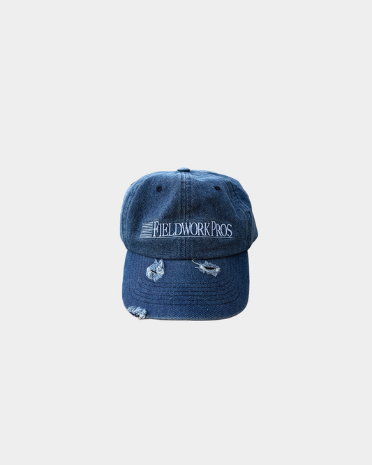 SHREDDED DENIM CAP