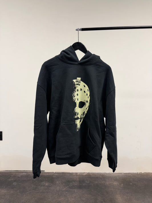 MASK HOODIE - BLACK (LARGE)