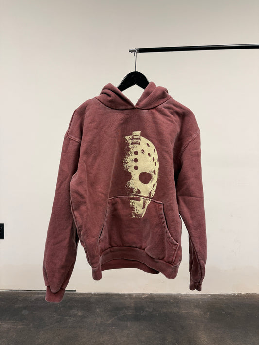 MASK HOODIE - MAROON (LARGE)