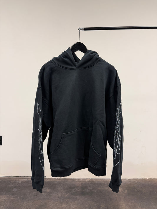 TRESPASSER HOODIE - BLACK (XL)