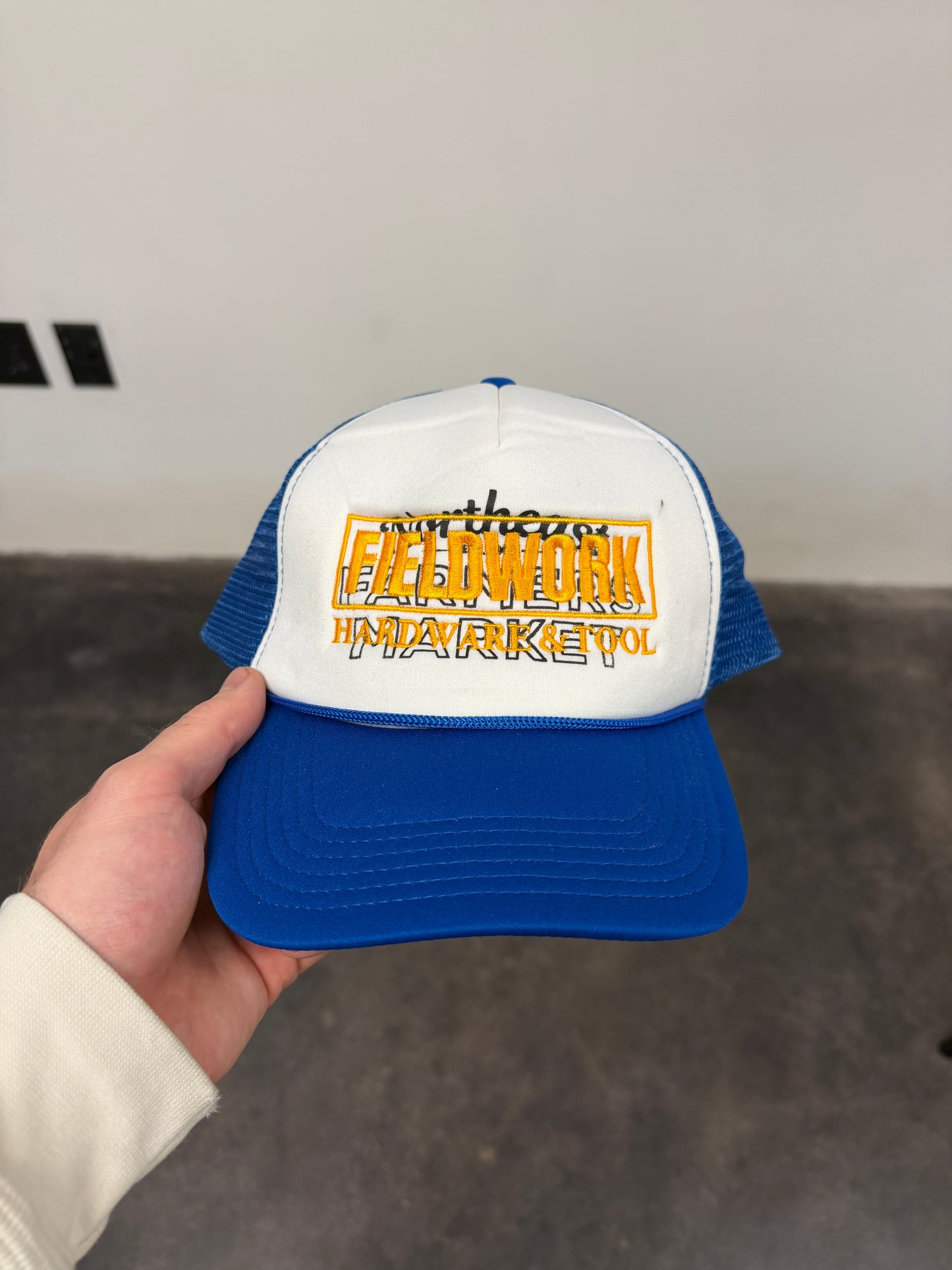 FIELDWORK HARDWARE EMBROIDERED TRUCKER