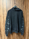 SAFETY PIN HOODIE SAMPLE - SIZE LARGE
