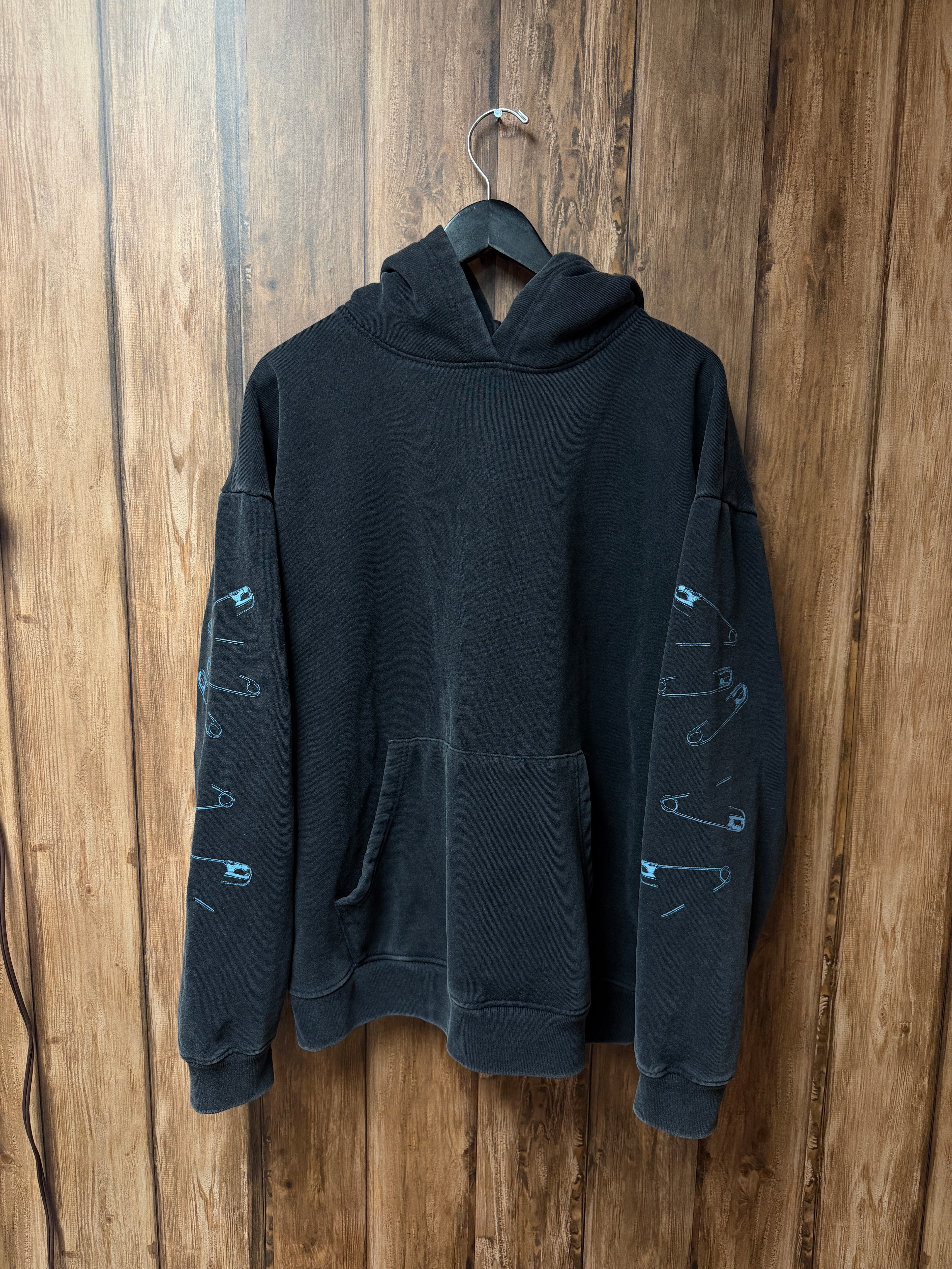 SAFETY PIN HOODIE SAMPLE  2 - SIZE LARGE