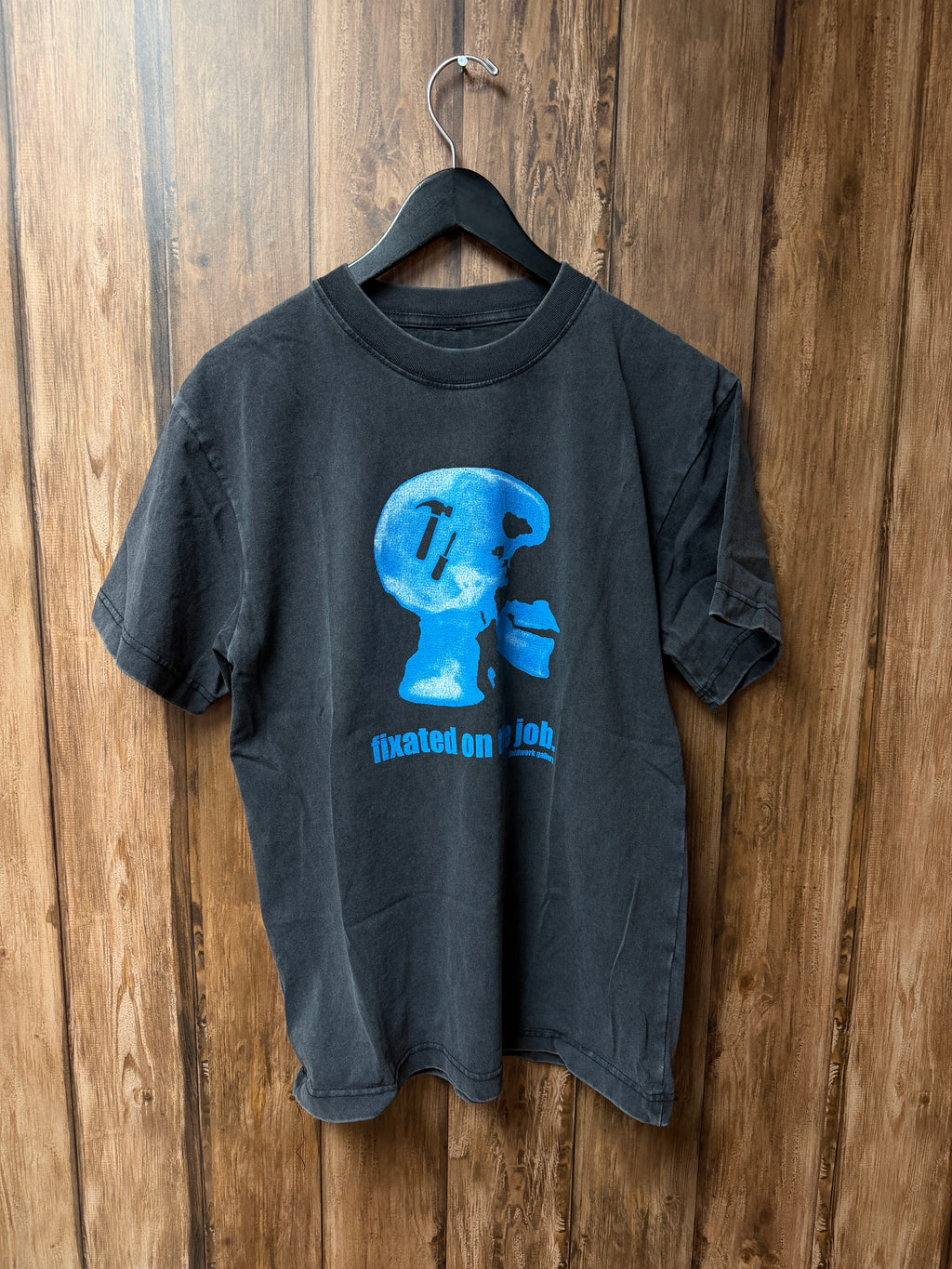 FIXATED ON THE JOB TEE - SIZE SMALL