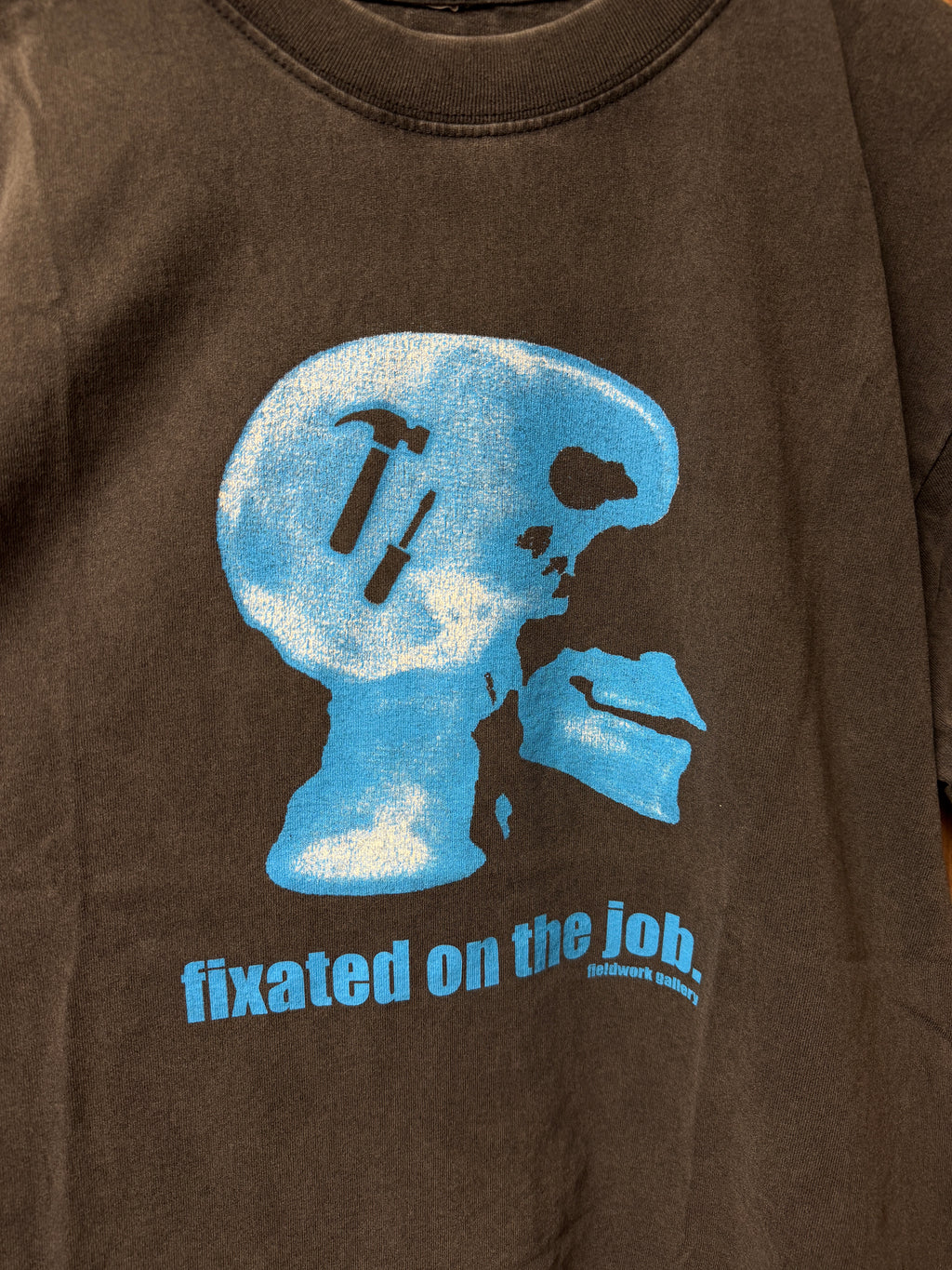 FIXATED ON THE JOB TEE - SIZE MEDIUM