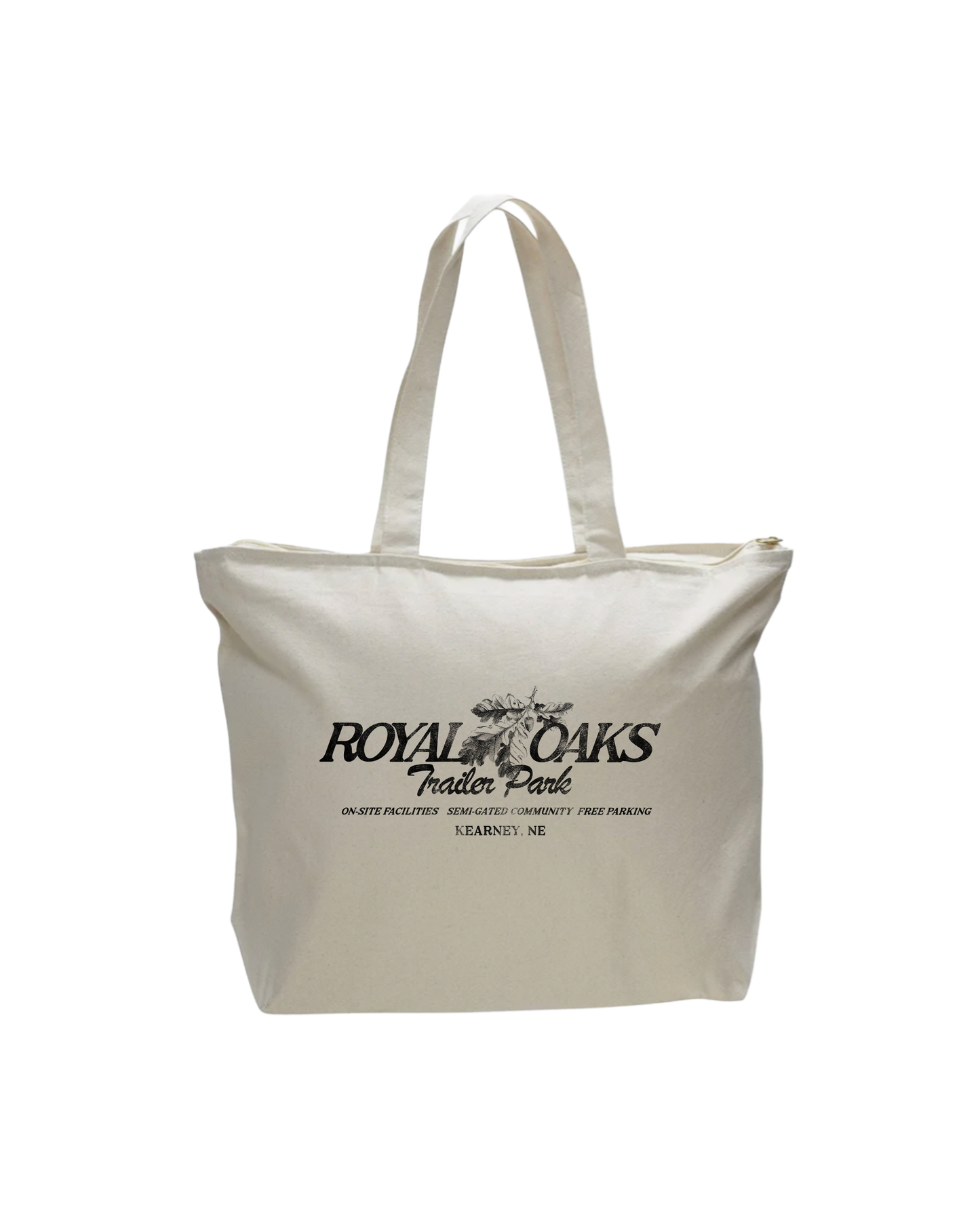 ROYAL OAKS ZIP TOTE BAG
