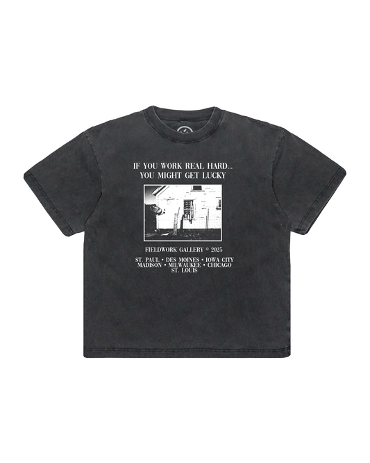 WORK REAL HARD TEE