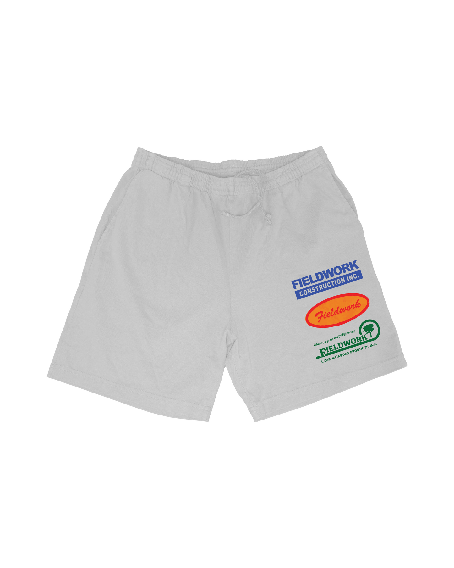 TRI-LOGO SHORTS (CEMENT)